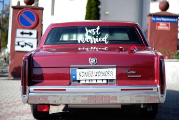 auto do ślubu Cadillac DeVille