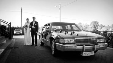 auto do ślubu Cadillac DeVille