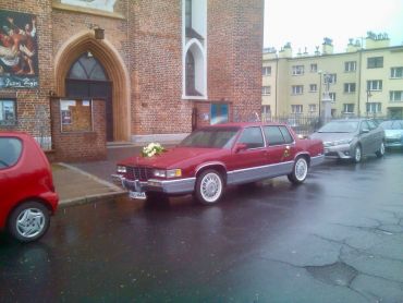 auto do ślubu Cadillac DeVille