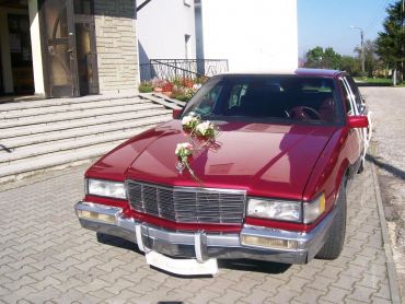 auto do ślubu Cadillac DeVille