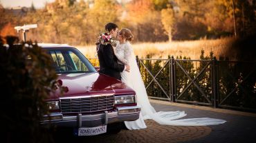 auto do ślubu Cadillac DeVille